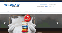 Desktop Screenshot of matrassen.nl